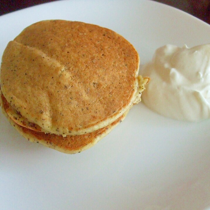 おからと大豆粉の紅茶パンケーキ☆